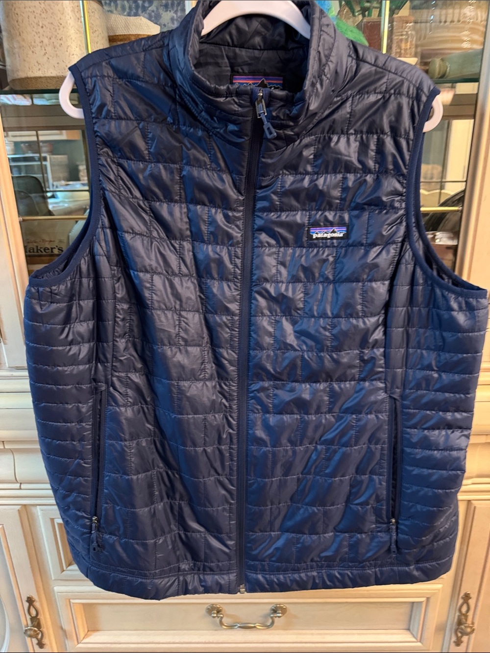 Patagonia Nano Puff Quilted Navy Women's Vest